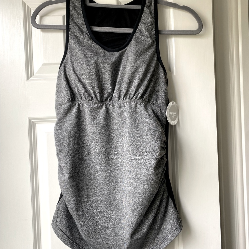 3 MATERNITY exercise tank tops - bundle of 3